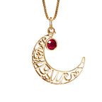 Mother Moon Birthstone Pendant