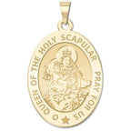 Scapular Religious Medal  OVAL "EXCLUSIVE"
