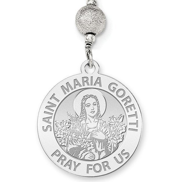 Saint Maria Goretti Rosary Bracelet "EXCLUSIVE"