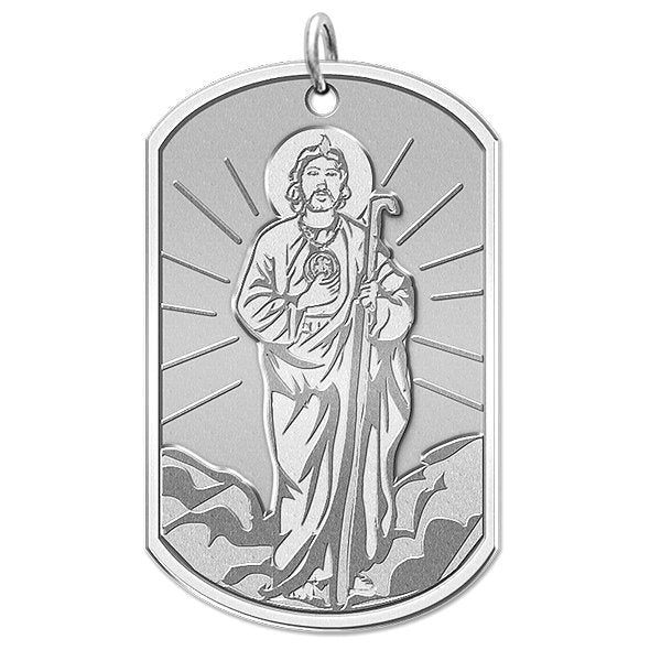 Saint Jude Thaddeus Dog Tag Religious Medal