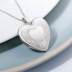 Floral Heart Border Design Locket
