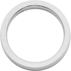 Sterling Silver Approx. 0.16 Inch Flat Comfort-Fit Wedding Band — original PicturesOnGold photograph 2