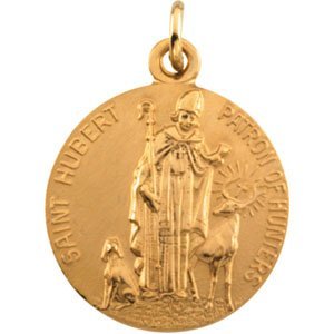 ST. HUBERT MEDAL W/ 18 INCH CHAIN