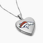 Officially Licensed Denver Broncos Heart Locket