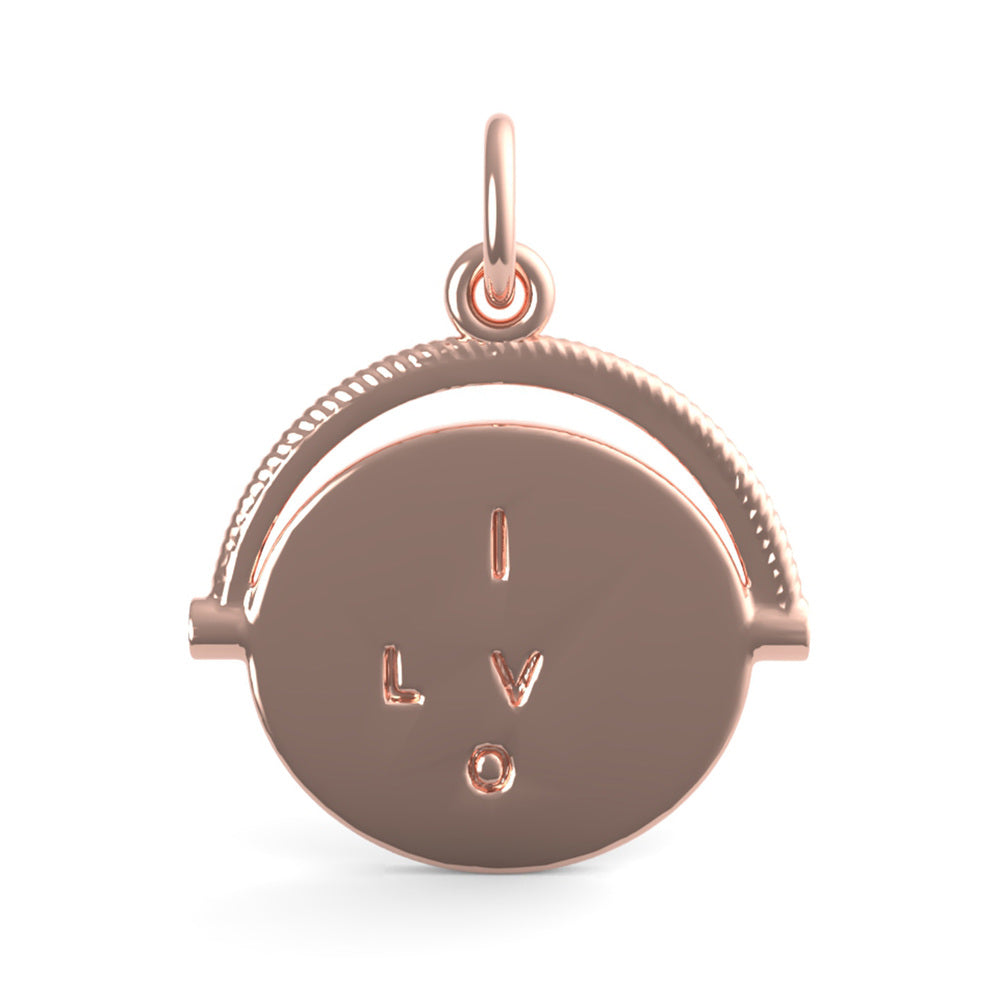 I Love You Spinner Charm