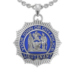 Personalized Lieutenant Badge with Your Number & Department