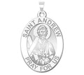 Saint Andrew Oval Religious Medal