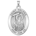 Saint Helena Oval Religious Medal