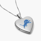 Officially Licensed Detroit Lions Heart Locket