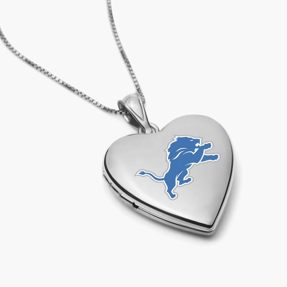 Officially Licensed Detroit Lions Heart Locket