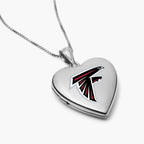 Officially Licensed Atlanta Falcons Heart Locket