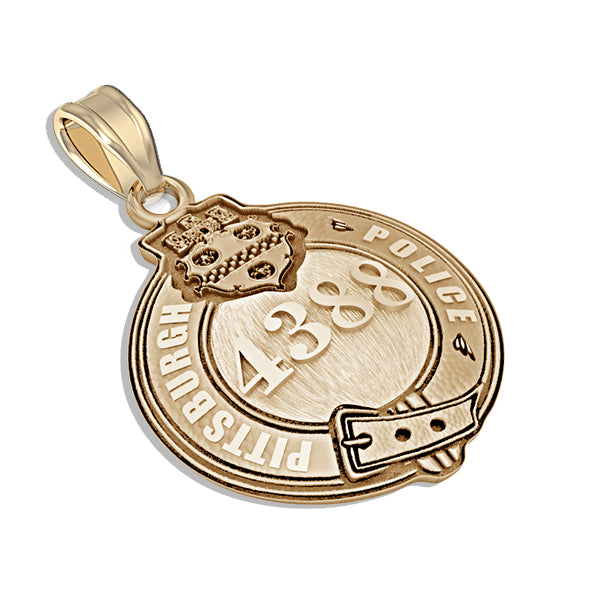 Personalized Pittsburgh Police Badge with Your Number