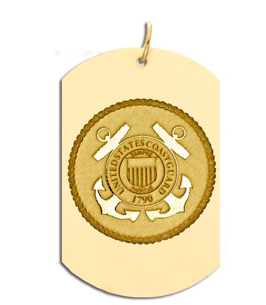 Saint Michael Doubledside COAST GUARD Dogtag Religious Medal "EXCLUSIVE"