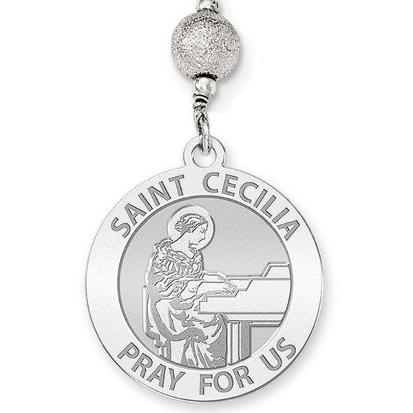 Saint Cecilia Rosary Bracelet "EXCLUSIVE"