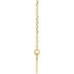 Pierced Cross Heart Necklace