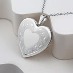 Floral Heart Border Design Locket