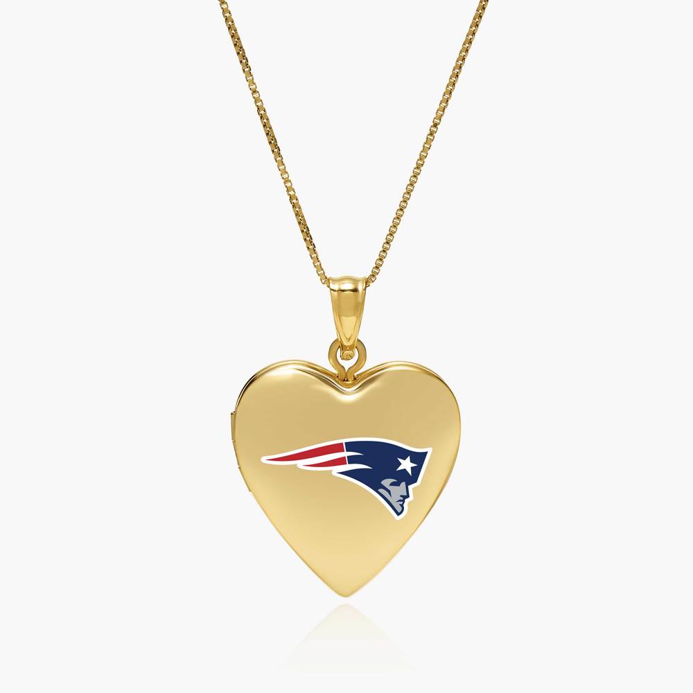 Officially Licensed New England Patriots Heart Locket