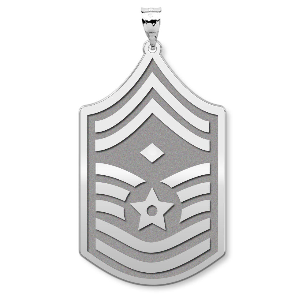 U.S AirForce National Guard Chief Master Sergeant (Note Diamond) Pendant