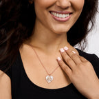 Mom & Baby Mother Of Pearl Pendant