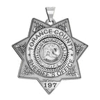 Personalized 7-Point Star New Mexico Sheriff Badge with Your Dept and Number