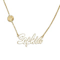 Saint Catherine Of Siena Custom Name Necklace