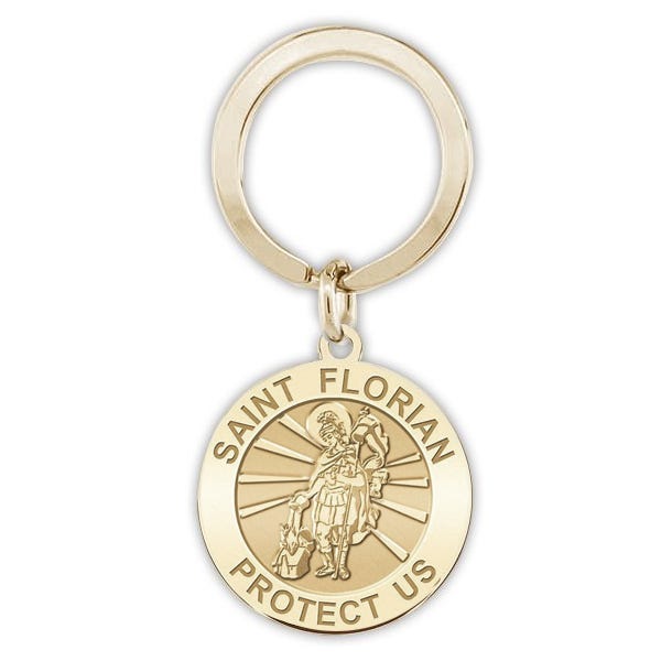 Saint Florian Keychain