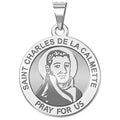 Saint Charles De La Calmette Round Religious Medal