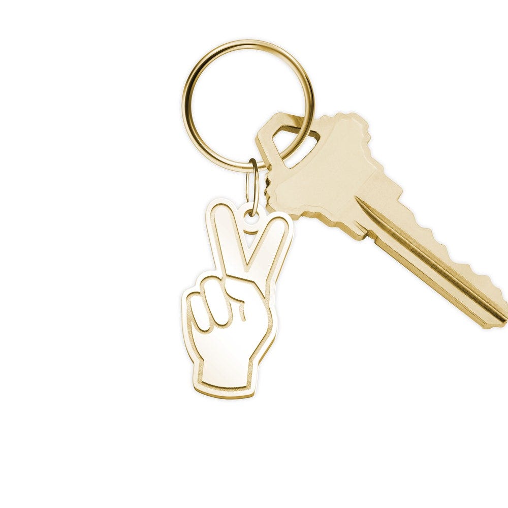 Usc Fight On Fingers Key Chain