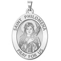 Saint Philomena Oval Religious Medal