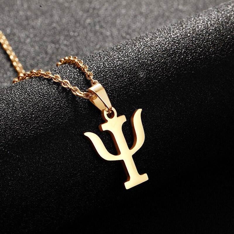 Psychology Logo Pendant With Chain Included