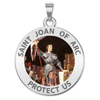 Saint Joan of Arc Religious Medal "Color
