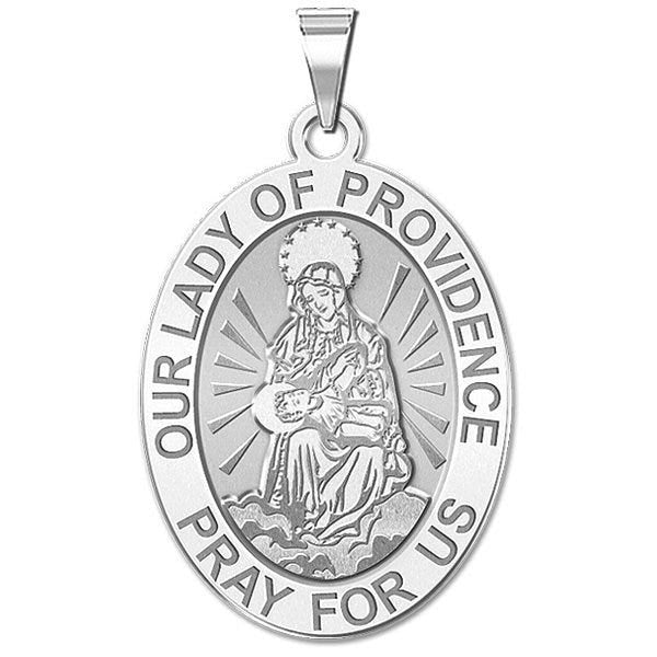Our Lady Of Providence Medal - Oval