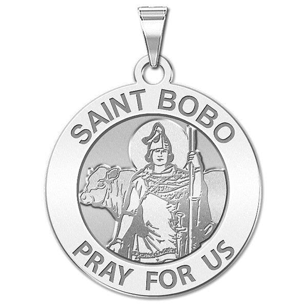 Saint Bobo Round Religious Medal