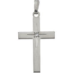 Cross Pendant With Diamond