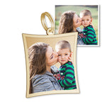 Curved Rectangle Photo Charm