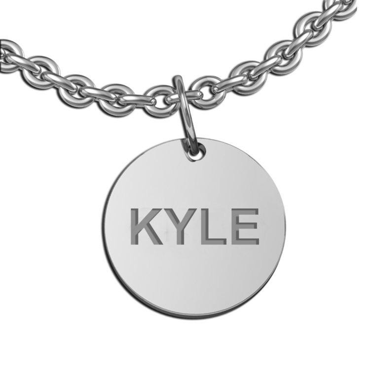 Personalized Mother's Disc Charm