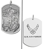 Saint Michael Air Force Dog Tag Medal