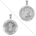 Gymnastics- Saint Christopher Doubledside Sports Religious Medal