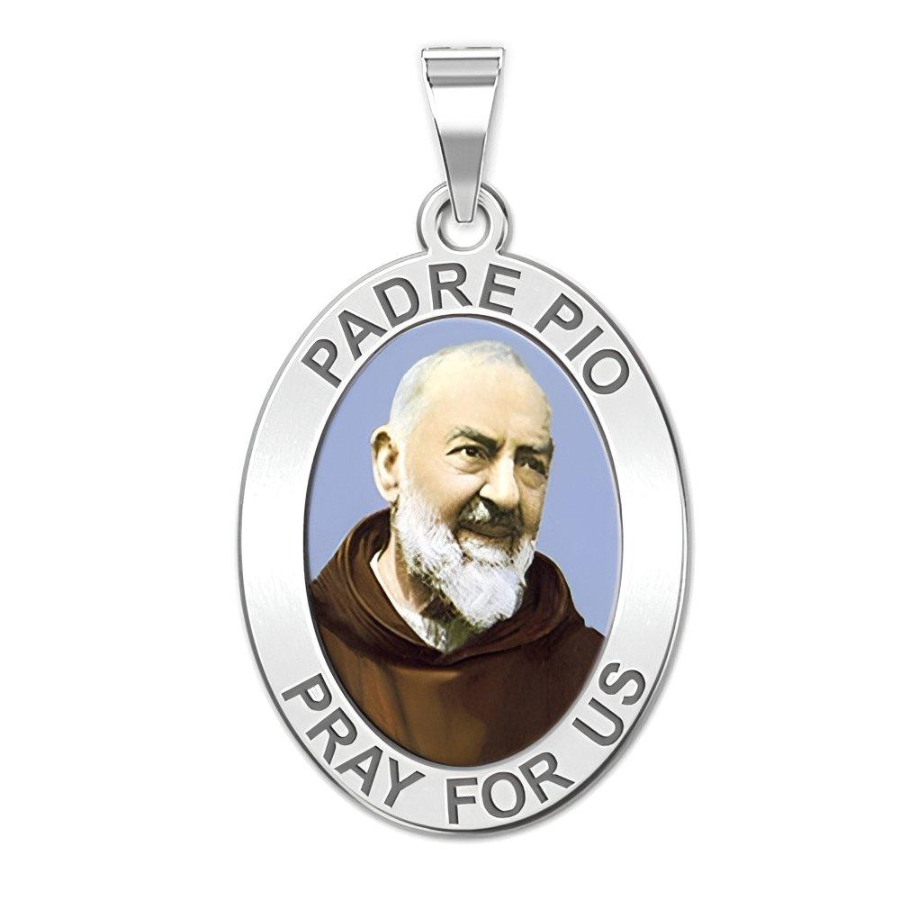 Padre Pio Oval Medal