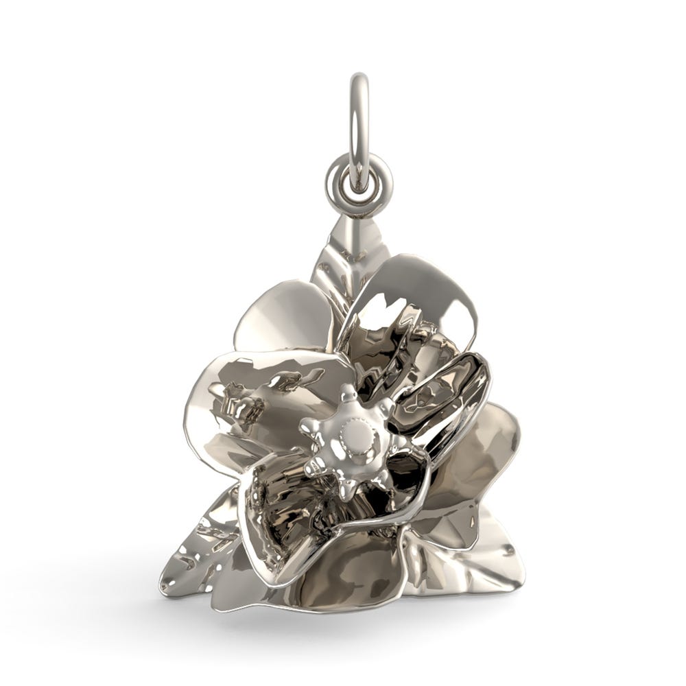 Magnolia Flower Charm