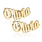Old English Name Earrings