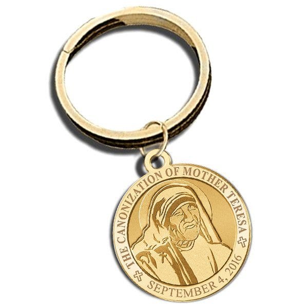 Mother Teresa Commemorative Religious Keychain