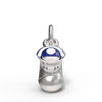 September Baby Shoe Charm