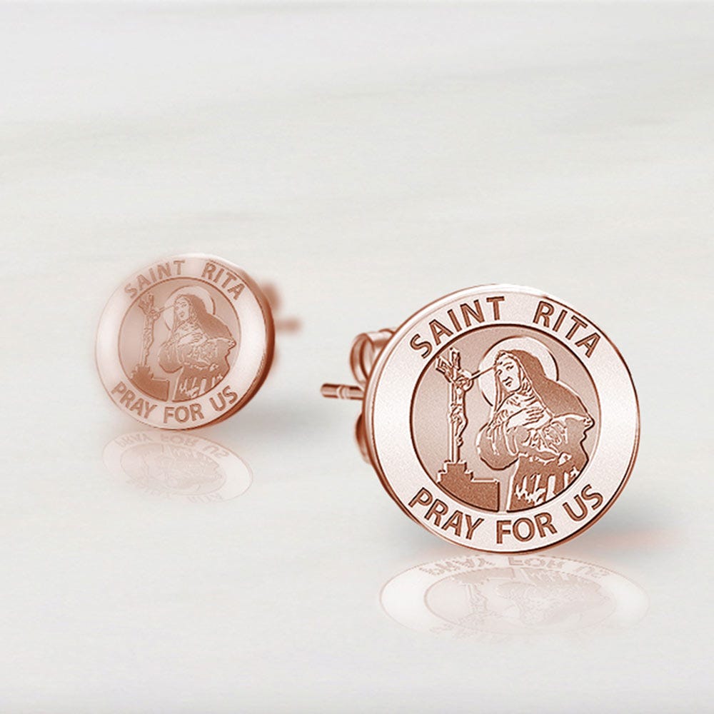 Pair of Saint Rita Earrings