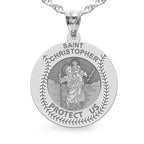 Saint Christopher Baseball Medal