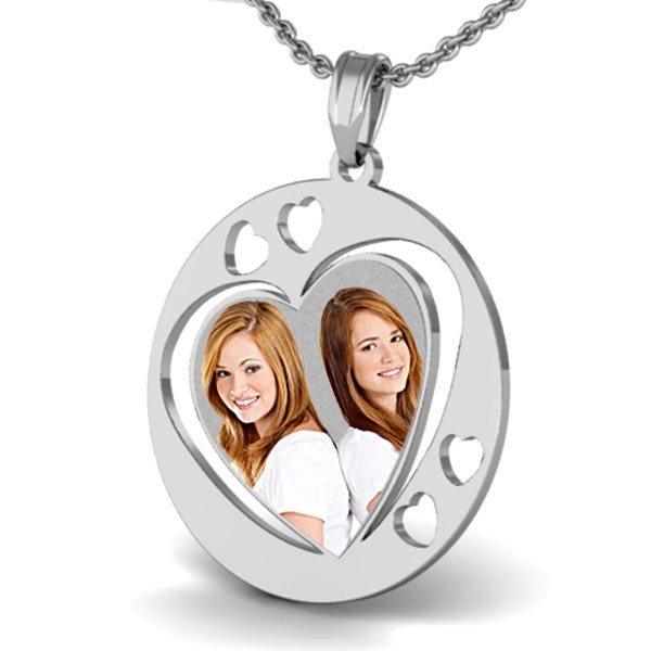 Round with Hearts Cut Inside