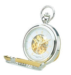 Charles Hubert Open Faced Two-Tone Pocket Watch