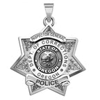 Personalized Oregon Department of Corrections Badge with Number