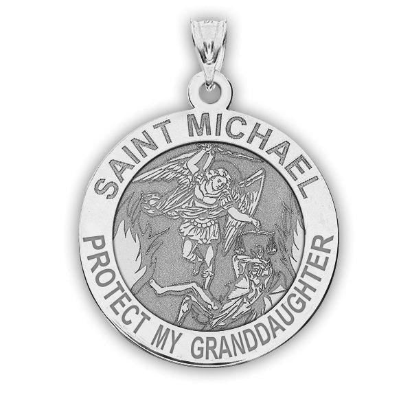 Saint Michael - Protect My Granddaughter - Religious Medal