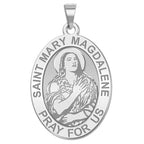 Saint Mary Magdalene Religious Oval Medal